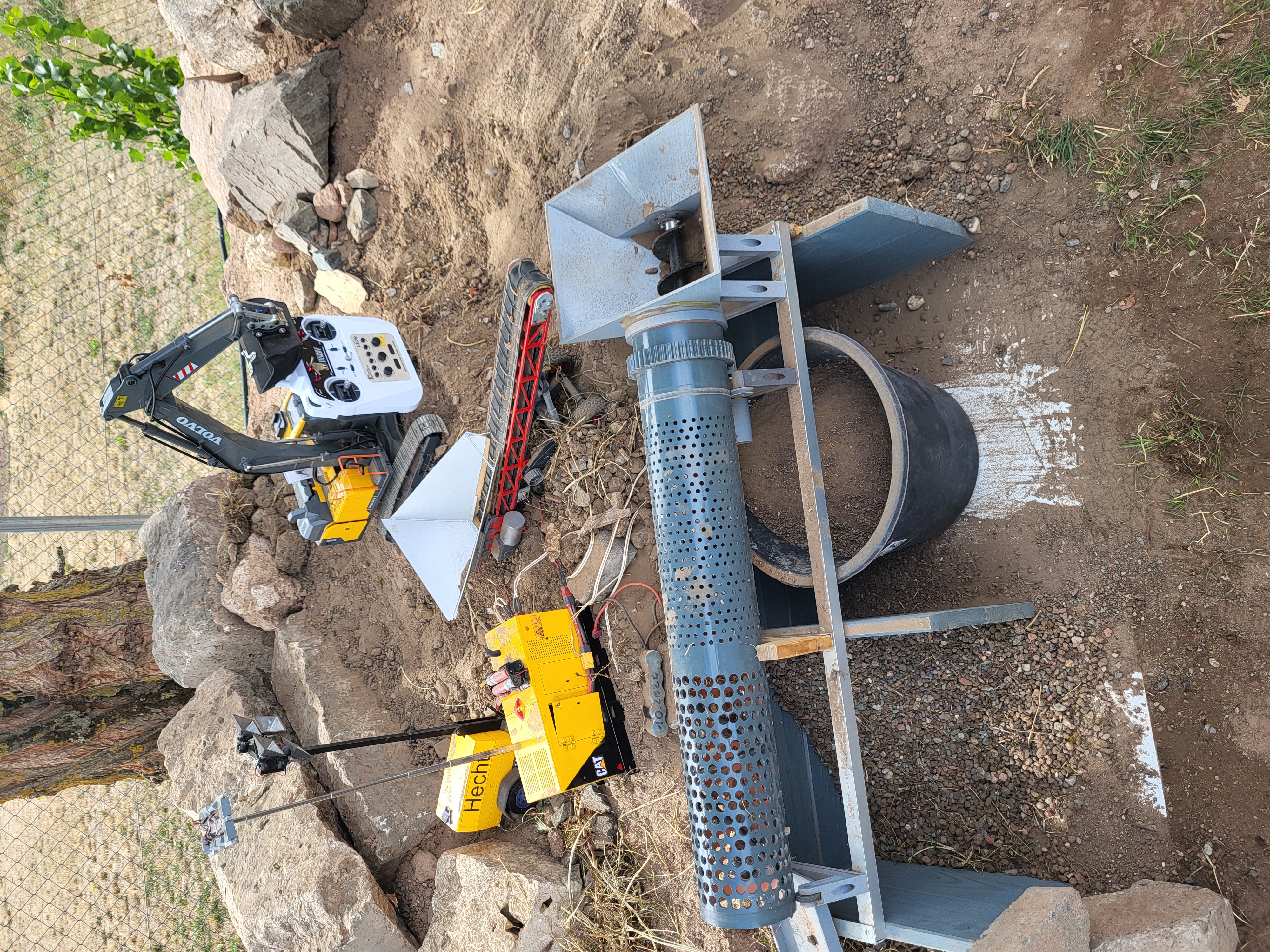 RC Baumaschinen im Einsatz